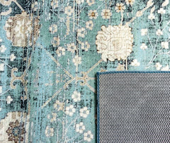 Green Vintage Area Rug