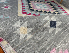 Multi-Colour Geometrical Area Rug