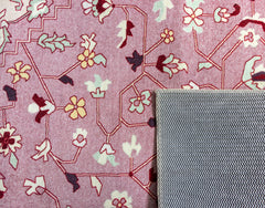 Pink Vintage Area Rug