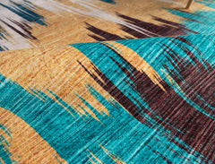 Multi-Colour Modern Style Area Rug