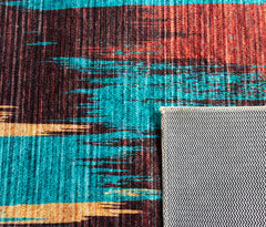 Multi-Colour Modern Style Area Rug