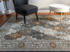 Multi-Colour Vintage Area Rug