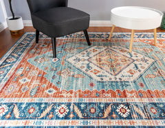 Multi-Colour Vintage Area Rug