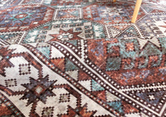 Multi-Colour Geometrical Area Rug