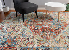 Multi-Colour Vintage Area Rug