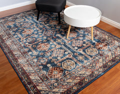 Multi-Colour Vintage Area Rug