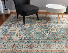 Multi-Colour Vintage Area Rug