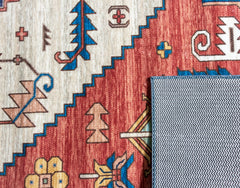 Multi-Colour Vintage Area Rug