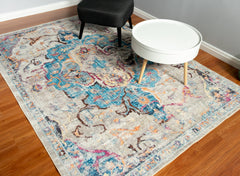 Vintage Multi-Colour Area Rug