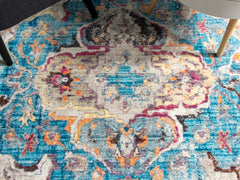 Vintage Multi-Colour Area Rug