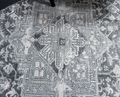 Grey Vintage Area Rug