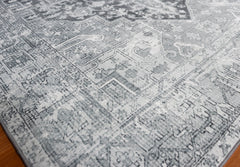 Grey Vintage Area Rug