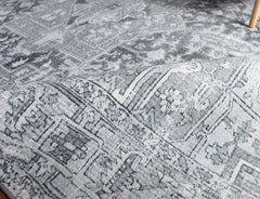 Grey Vintage Area Rug