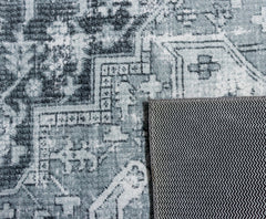 Grey Vintage Area Rug