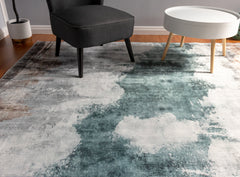 Multi-Colour Modern Style Area Rug