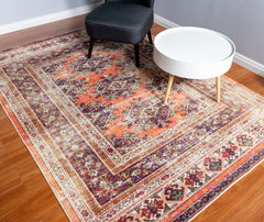 Multi-Colour Geometrical Area Rug