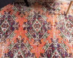 Multi-Colour Geometrical Area Rug