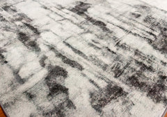Abstract Style Grey Area Rug