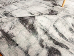 Abstract Style Grey Area Rug