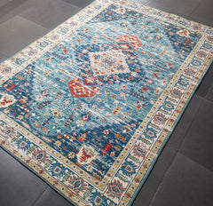 Blue Vintage Area Rug