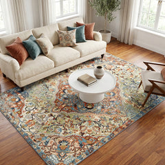 Multi-Colour Vintage Area Rug