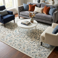 Multi-Colour Vintage Area Rug