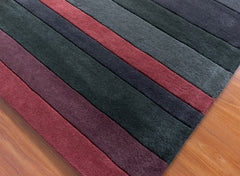 Stripe Series 4 Modern Wool Rug