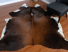 Tri-Color Cowhide Rug