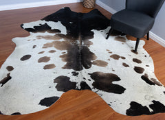 Tri-Color Cowhide Rug