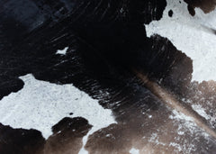 Tri-Color Cowhide Rug