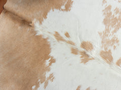 Salt Pepper Brown And White Cowhide Rug