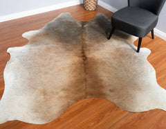 Gris Tan Cowhide Rug