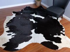 Black And White Cowhide Rug