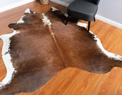 Tri-Color Cowhide Rug