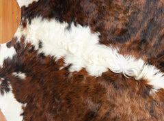 Exotic Dark Brindle Cowhide Rug