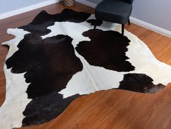 Black And White Cowhide Rug