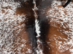 Salt Pepper Tri-Color Cowhide Rug