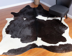 Black And White Cowhide Rug