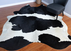 Black And White Cowhide Rug