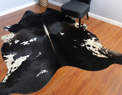 Black And White Cowhide Rug