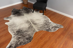 Grey Brindle Cowhide Rug