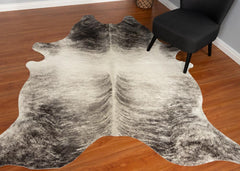 Grey Brindle Cowhide Rug