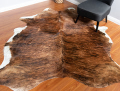 Exotic Brindle Cowhide Rug