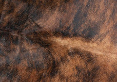 Exotic Dark Brindle Cowhide Rug
