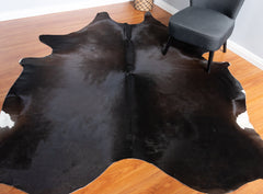 Black And White Cowhide Rug