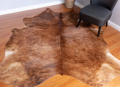 Exotic Brindle Cowhide Rug