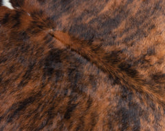 Exotic Dark Brindle Cowhide Rug