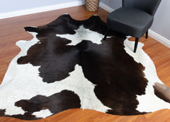 Black And White Cowhide Rug