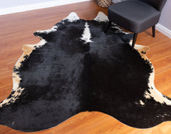 Black And White Cowhide Rug