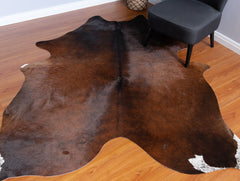 Tri-Color Cowhide Rug